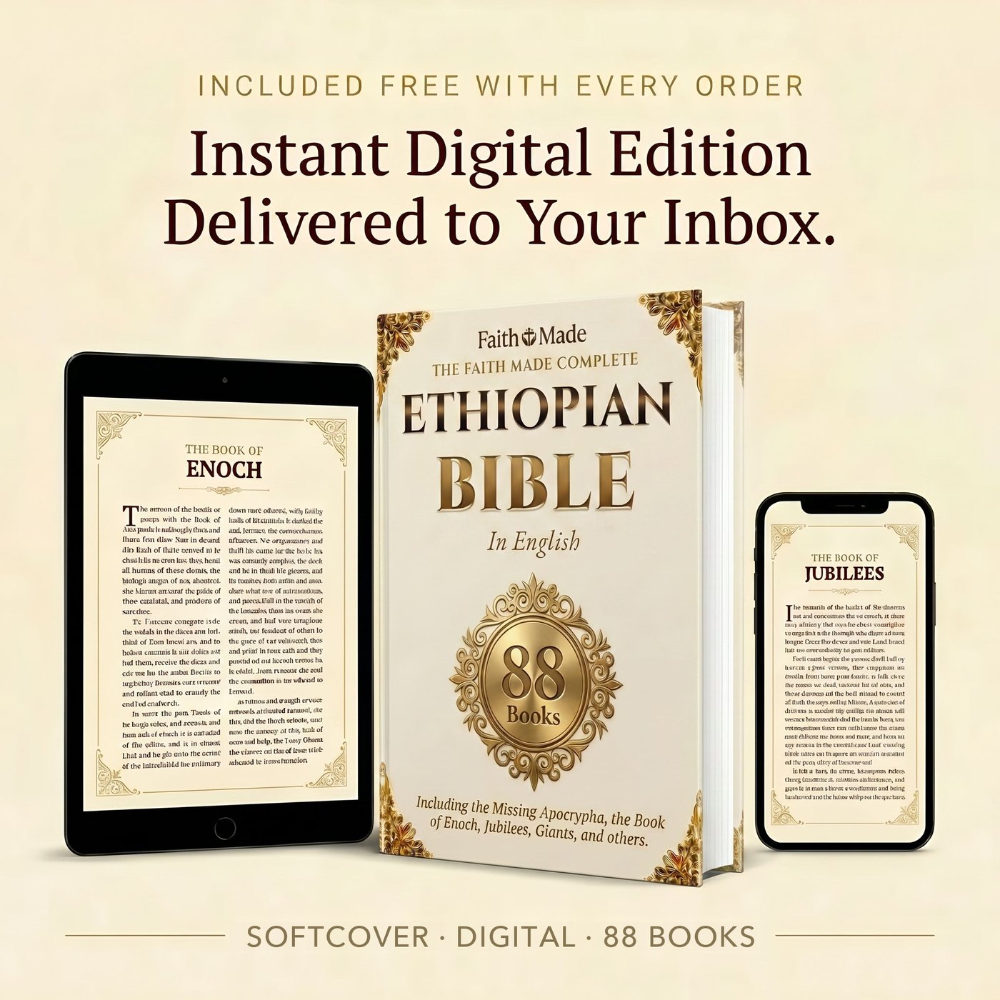 Instant digital edition delivered to your inbox, free with every order