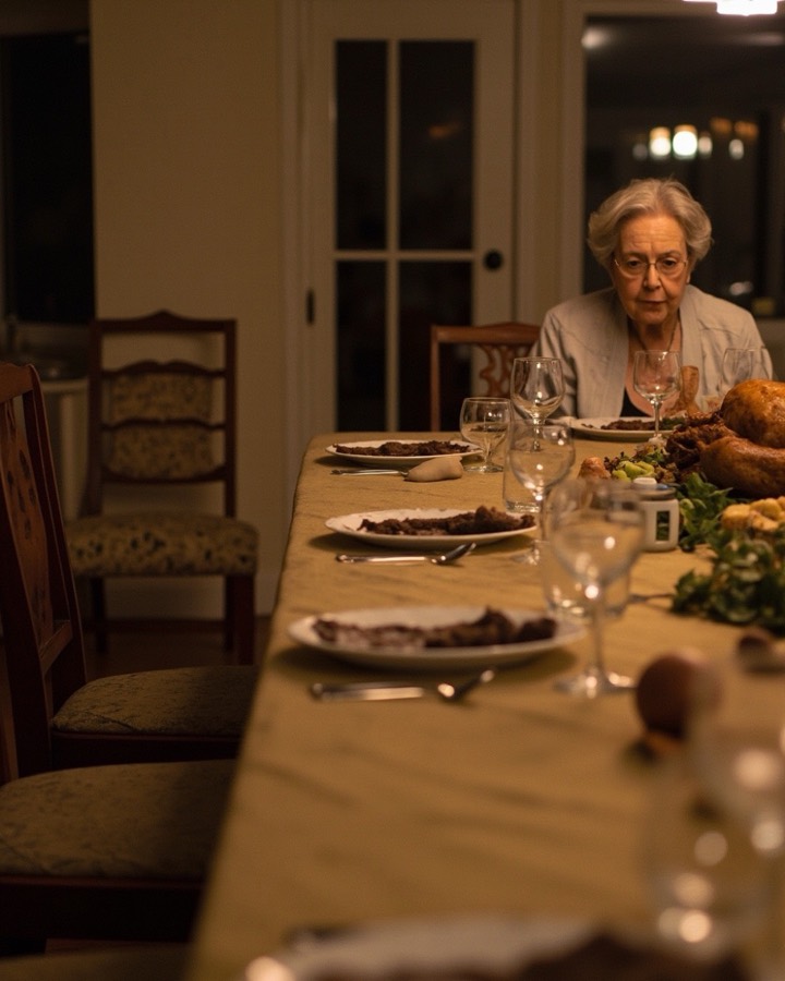A family holiday table