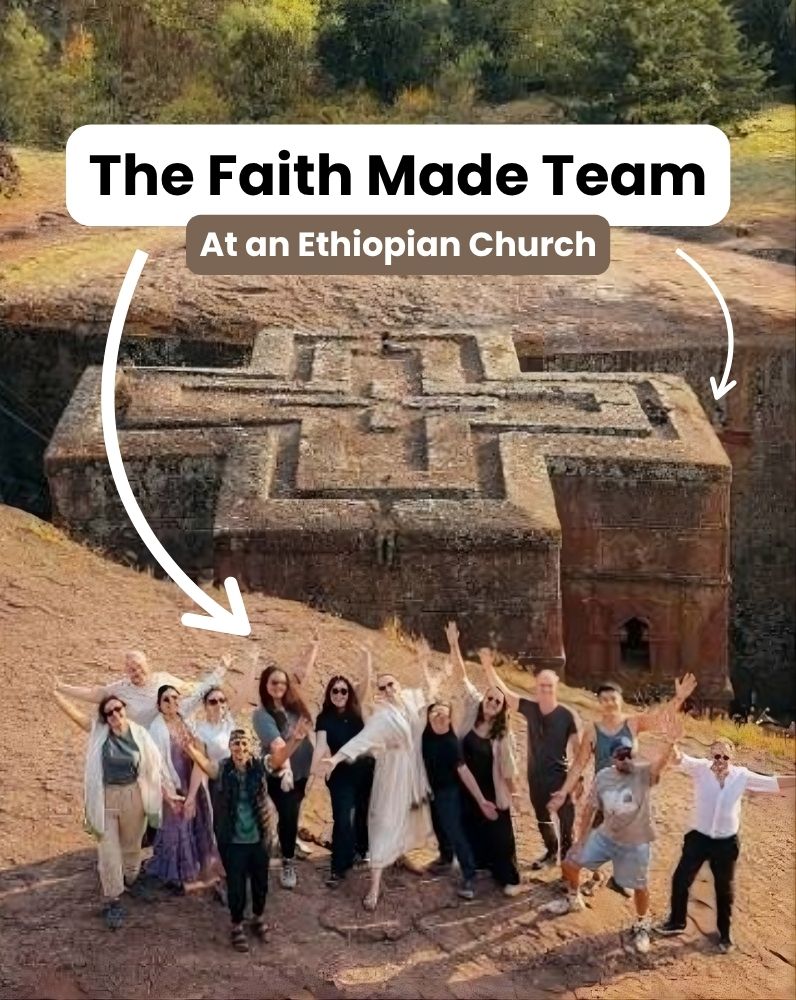 The Faith Made team at an Ethiopian church