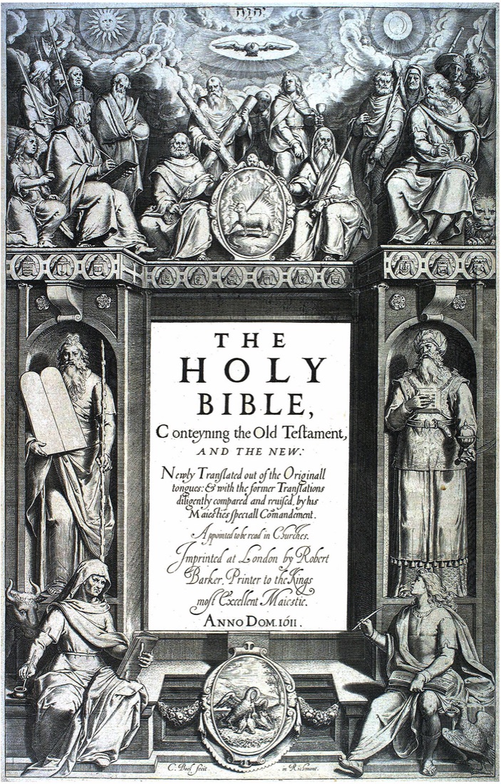Title page of the first King James Bible, London, 1611