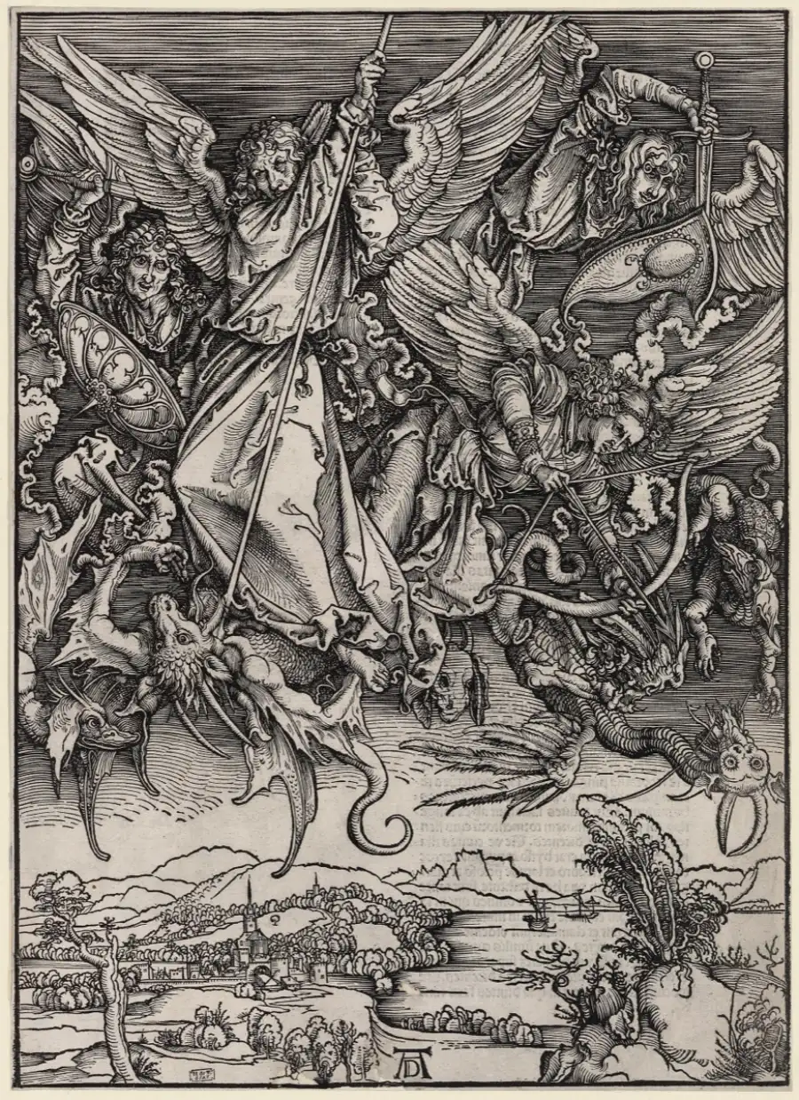 St Michael Fighting the Dragon