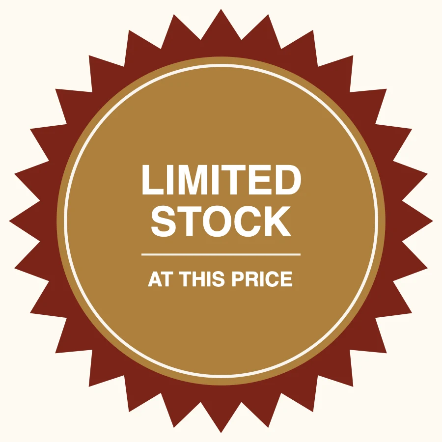 Limited stock at this price